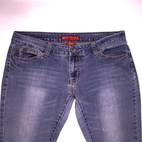Red Rivet Jeans - Picture 7 of 16